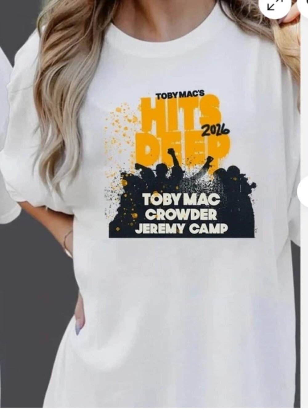 Hits Deep Tour 2026 Tobymac Hits Deep Concert Unisex T-Shirt - Picture 2 of 6